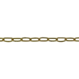 Hammered square steel wire Figaro chain