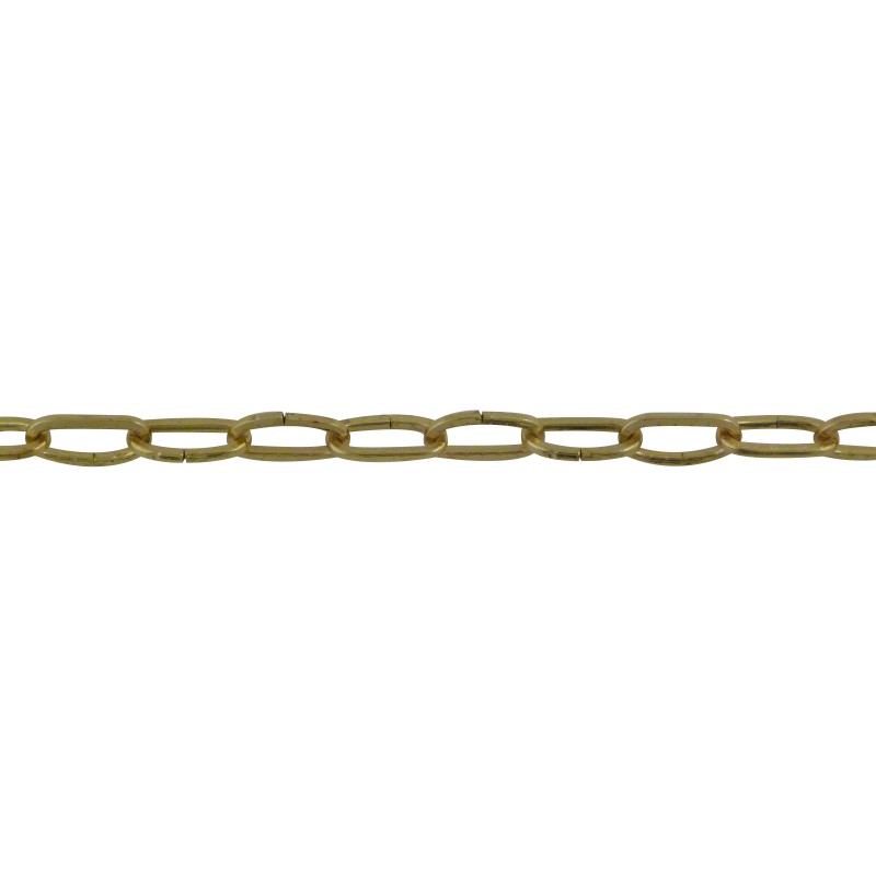 Hammered square steel wire Figaro chain