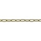 Hammered square steel wire Figaro chain