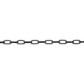 Hammered square steel wire Figaro chain