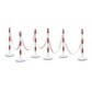 Poteau chaine acier kit 15 m