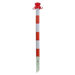Poteau de balisage plastique à fixer