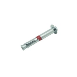 Concrete fastening for barrier