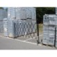 Barrière extensible en acier h 1,60 m x 3m