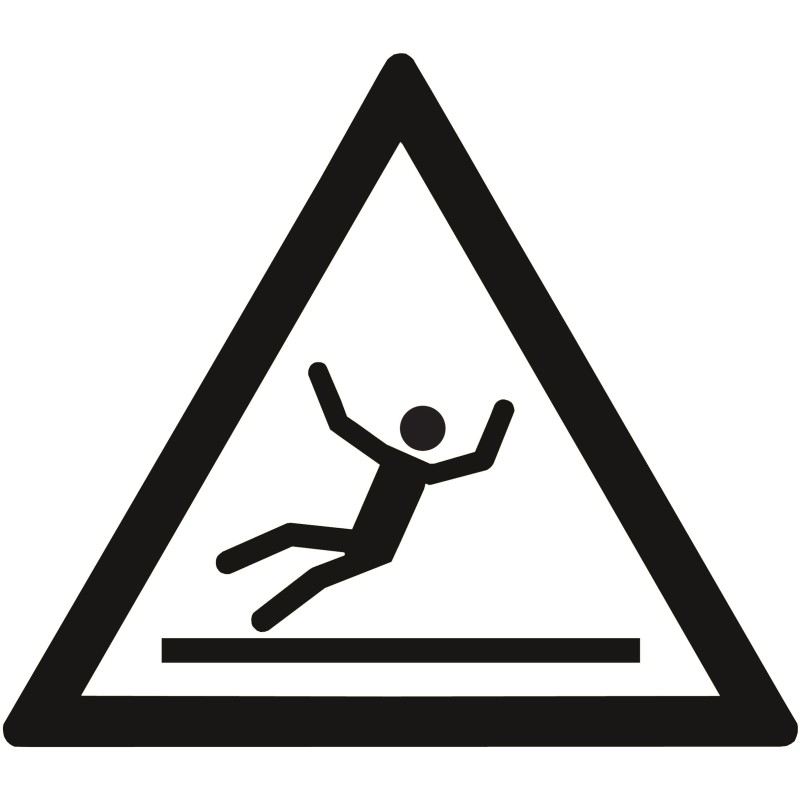 Sticker transparent avec pictogramme