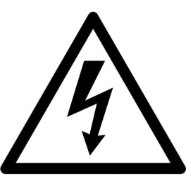 Sticker transparent avec pictogramme