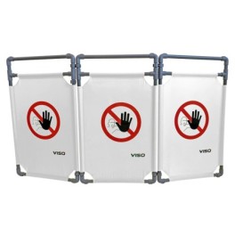 Barrière d'intervention pvc 1000 mm