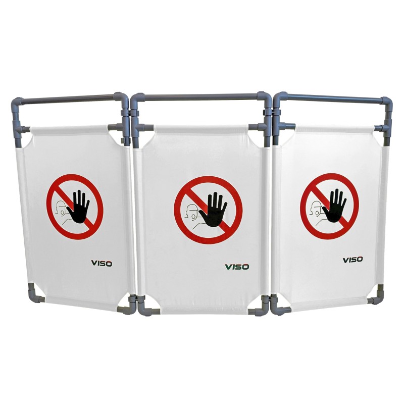 Barrière d'intervention pvc 1000 mm