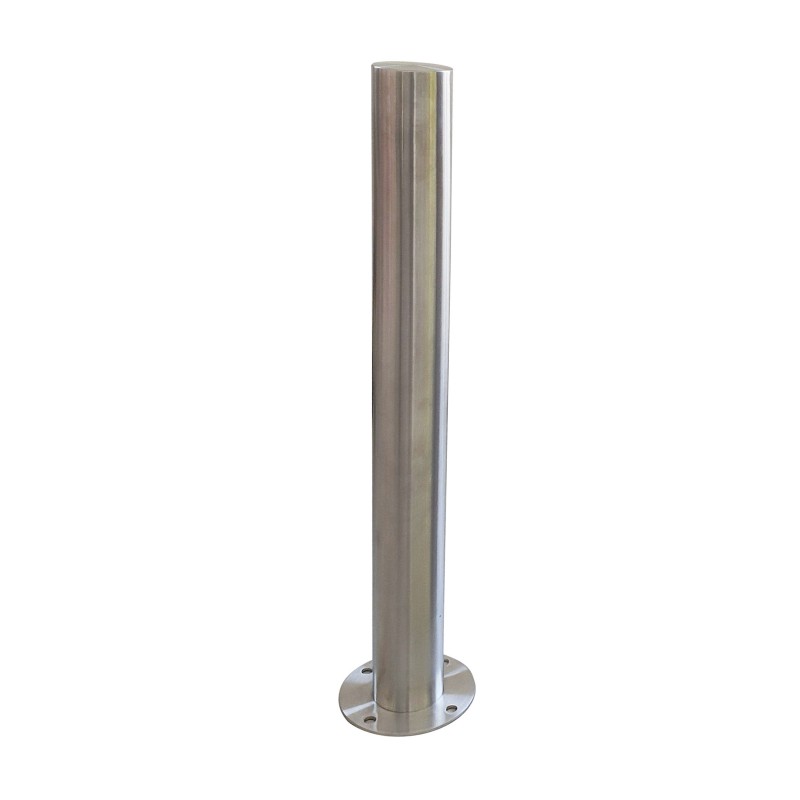 Stainless steel protective post