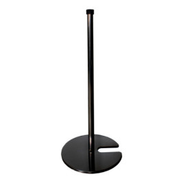 Exhibition post for elastic rope