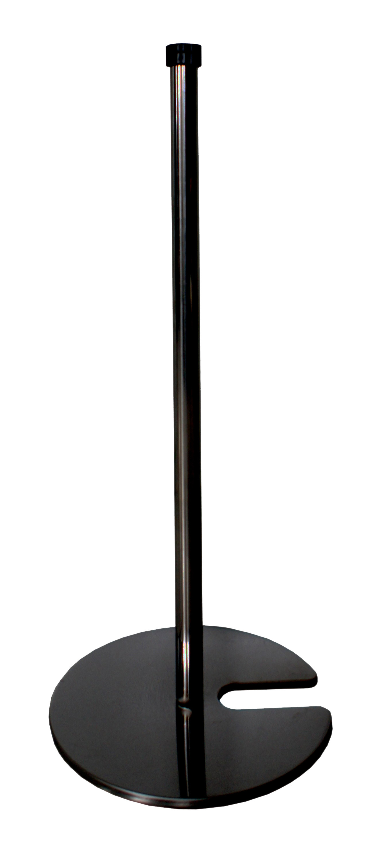 Exhibition post for elastic rope