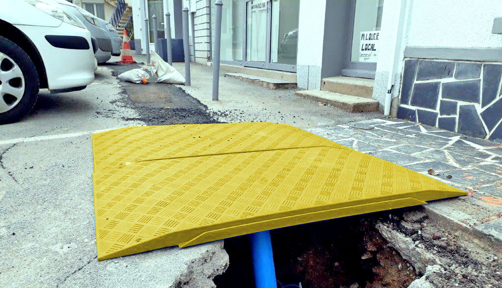 Construction site ramp