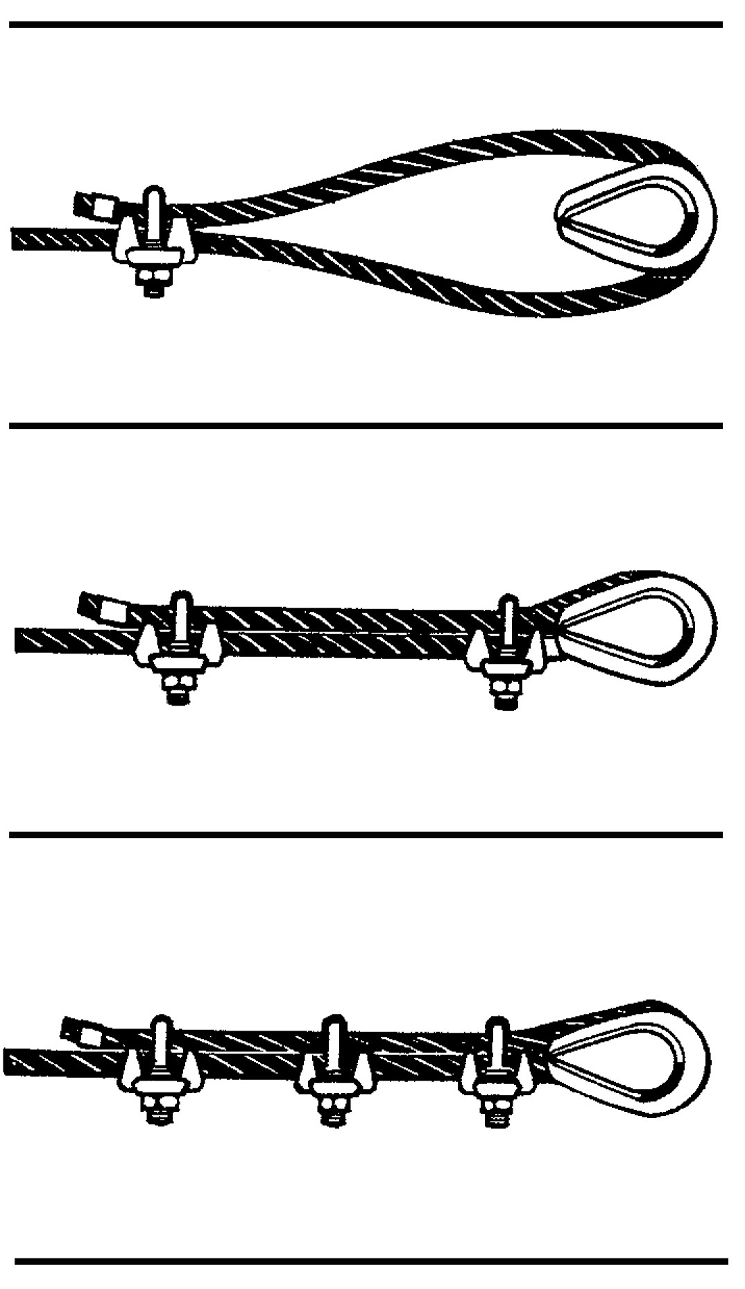Steel wire rope clip