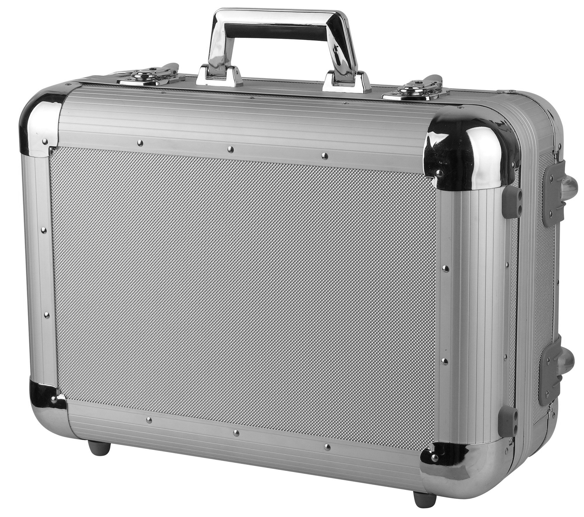 Mallette de protection aluminium poignée télescopique