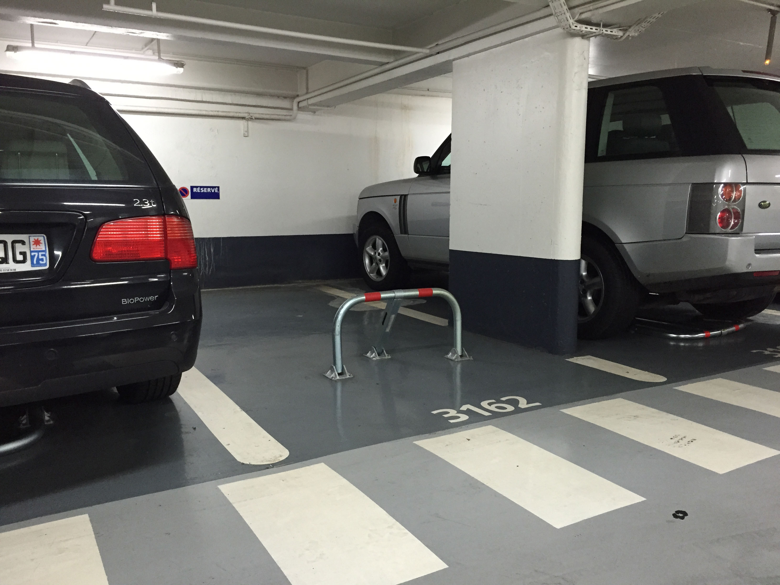 Arceau de parking haute résistance