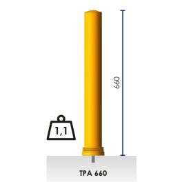 Flexible bollard Ø 80 mm