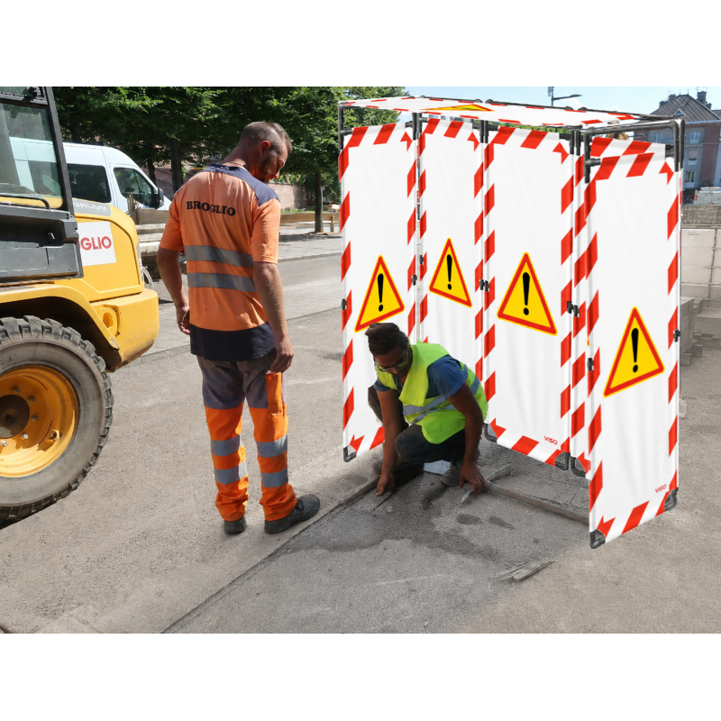 Intervention barrier - 3 panels