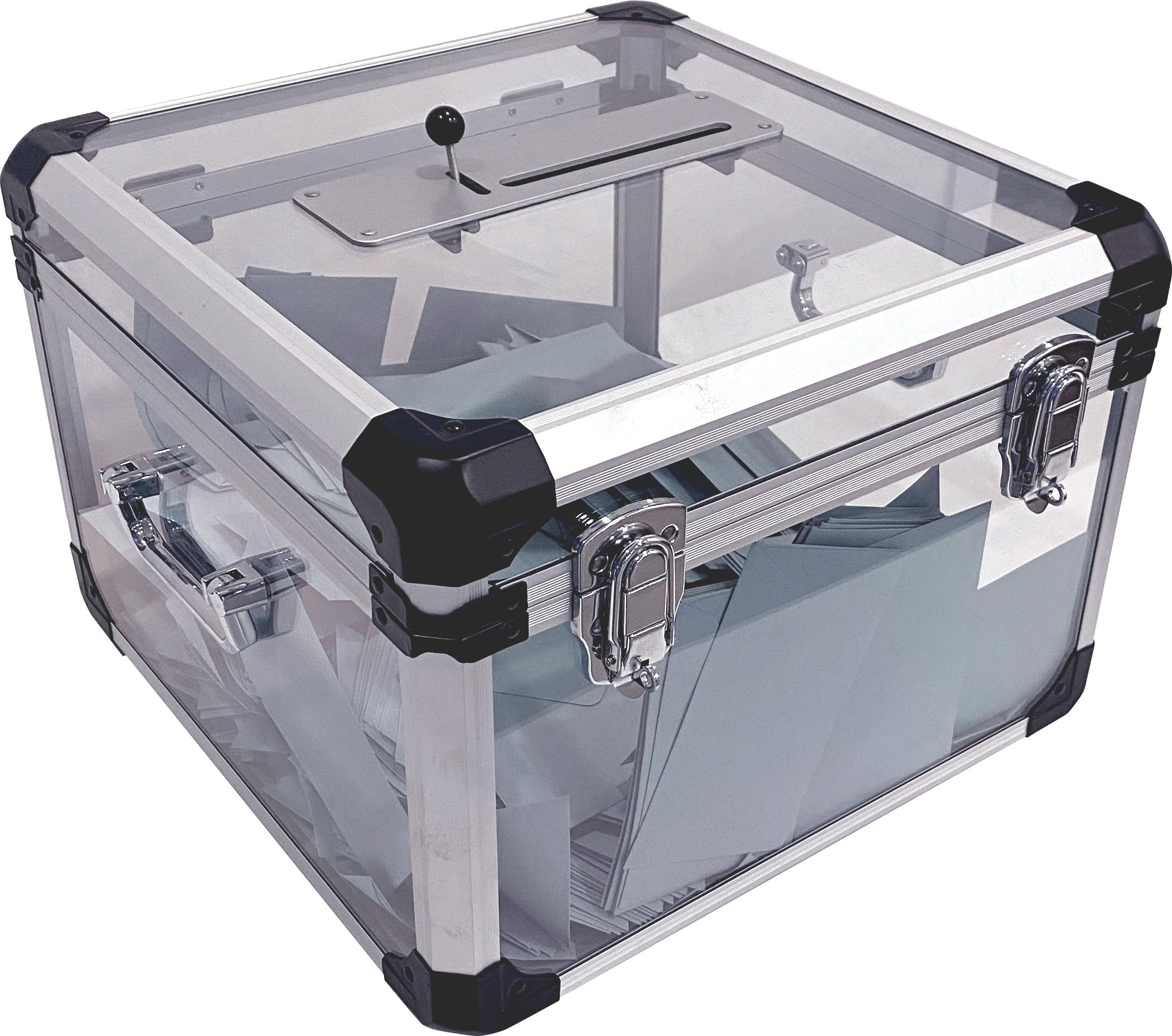Official ballot box with counter