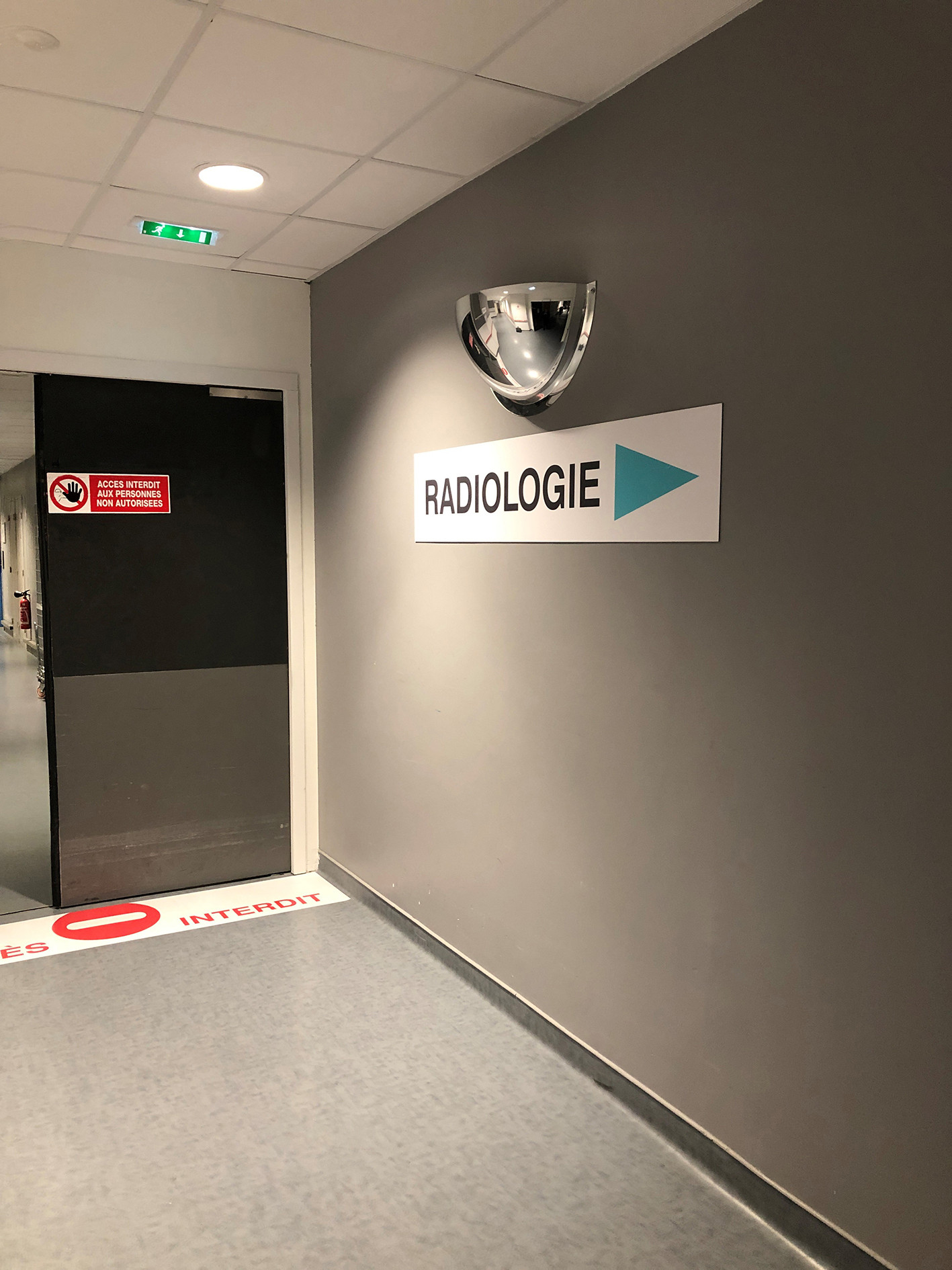 Miroir de surveillance hémisphérique