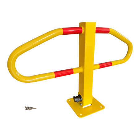 Parking hoop with central stand