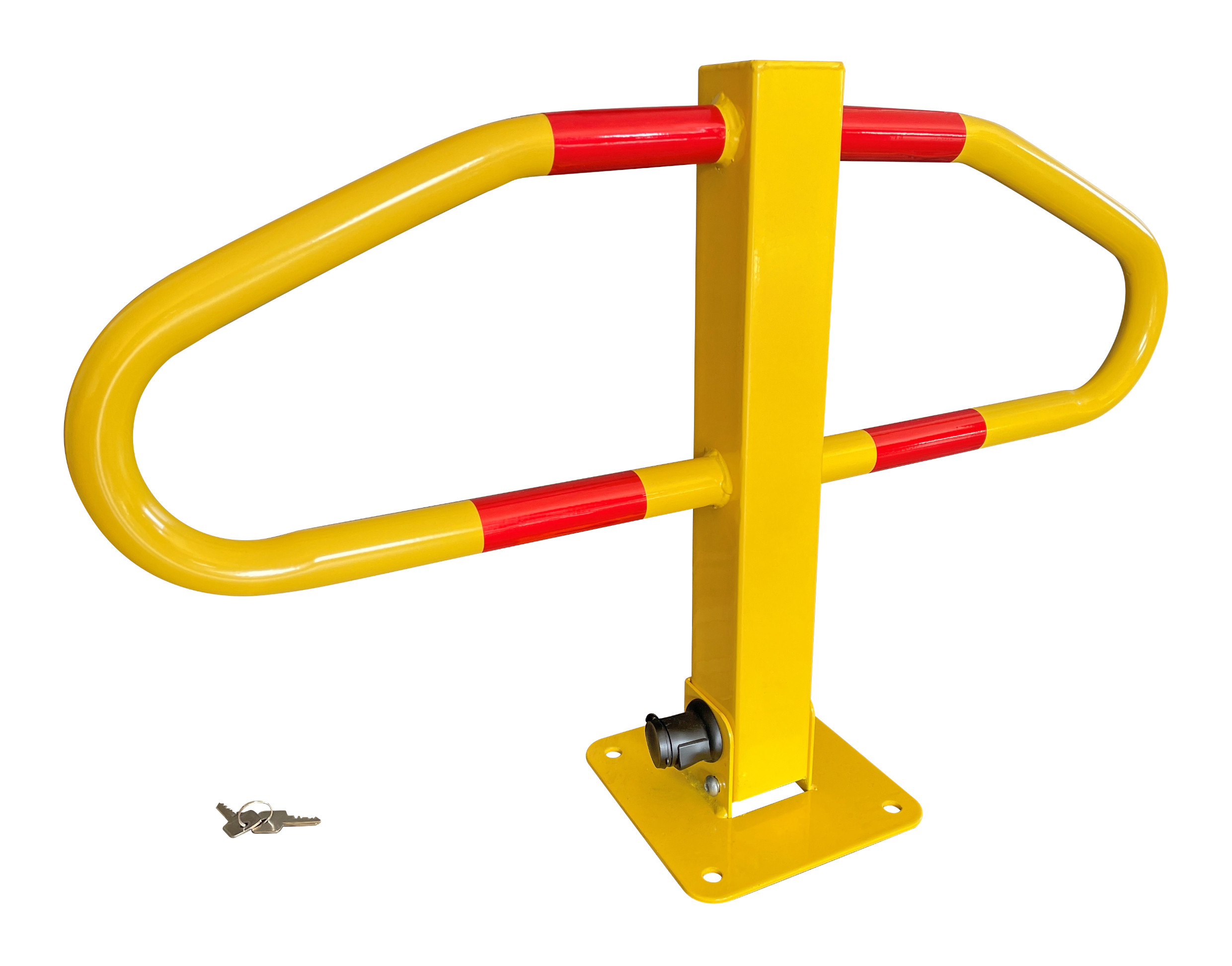Arceau de parking avec pied central