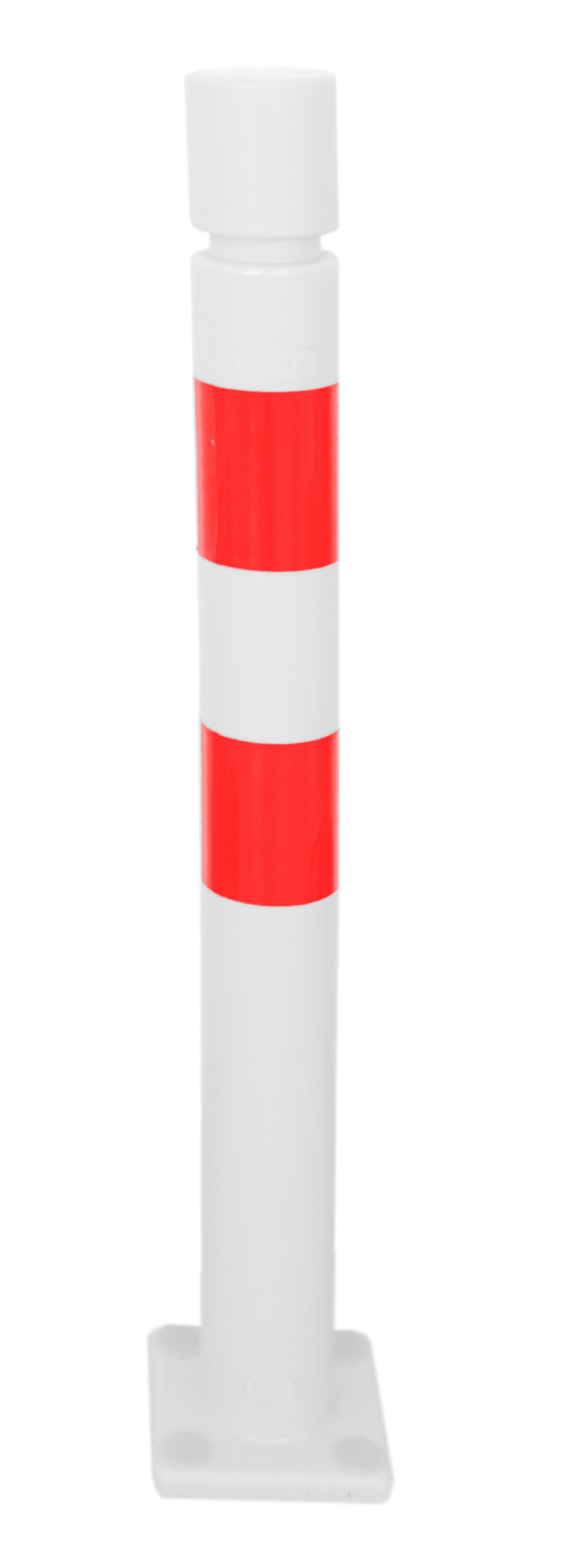 Memory foam industrial post with rounded edges