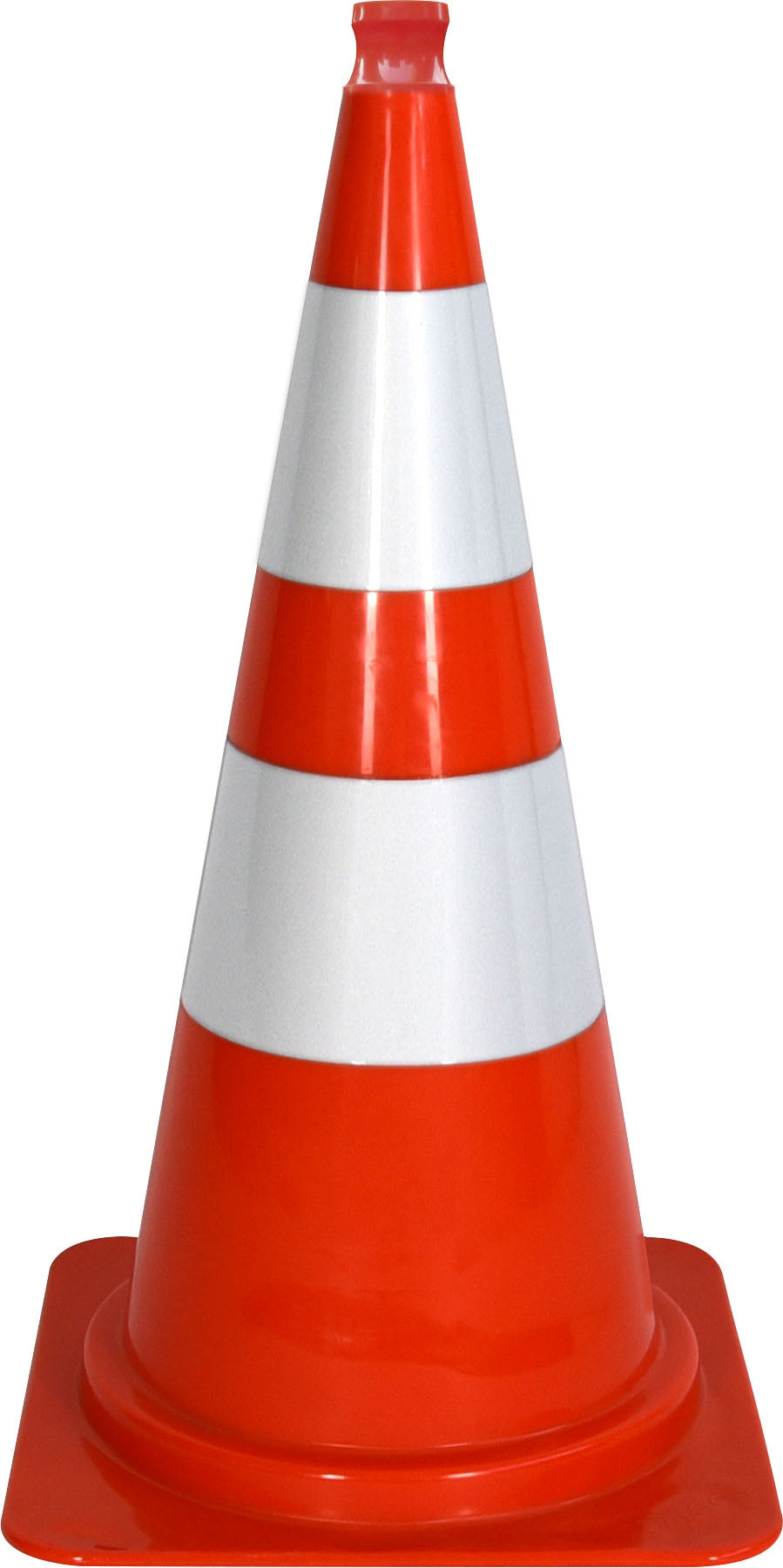 Marking cone with reflective band