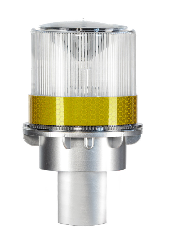 Lampe de chantier clignotante solaire