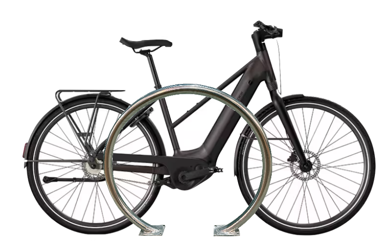 Arceau vélo rond inox