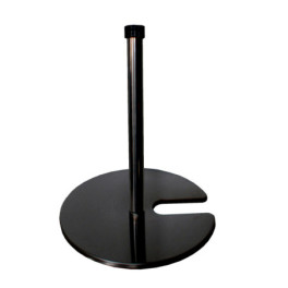 Exhibition post for elastic rope