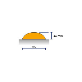 Séparateur de voie franchissable
