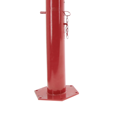 Swing gate on base plate