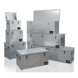 Heavy duty aluminum crate - 37L to 883L