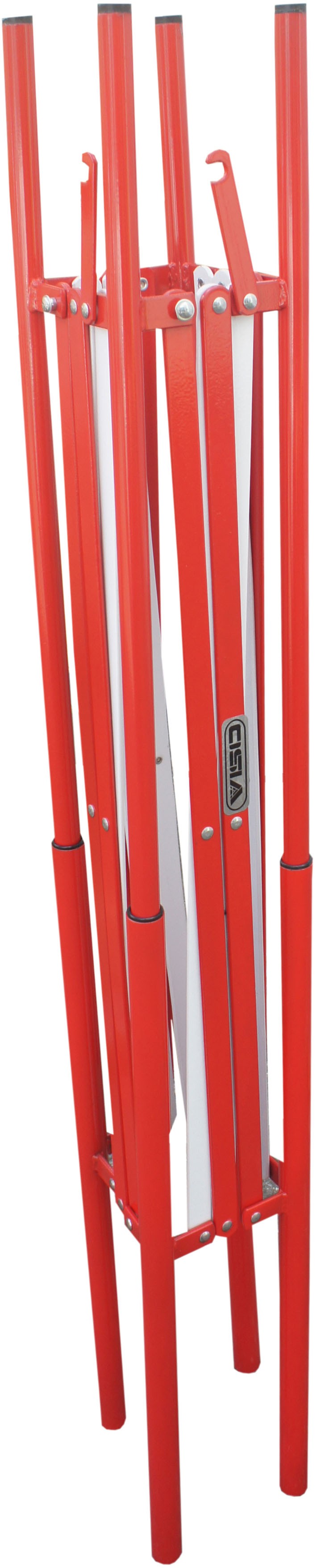 Square extendable construction barrier