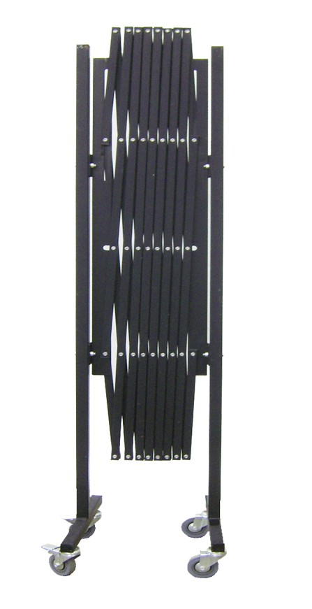 Barrière extensible en acier h 1,60 m x 3m