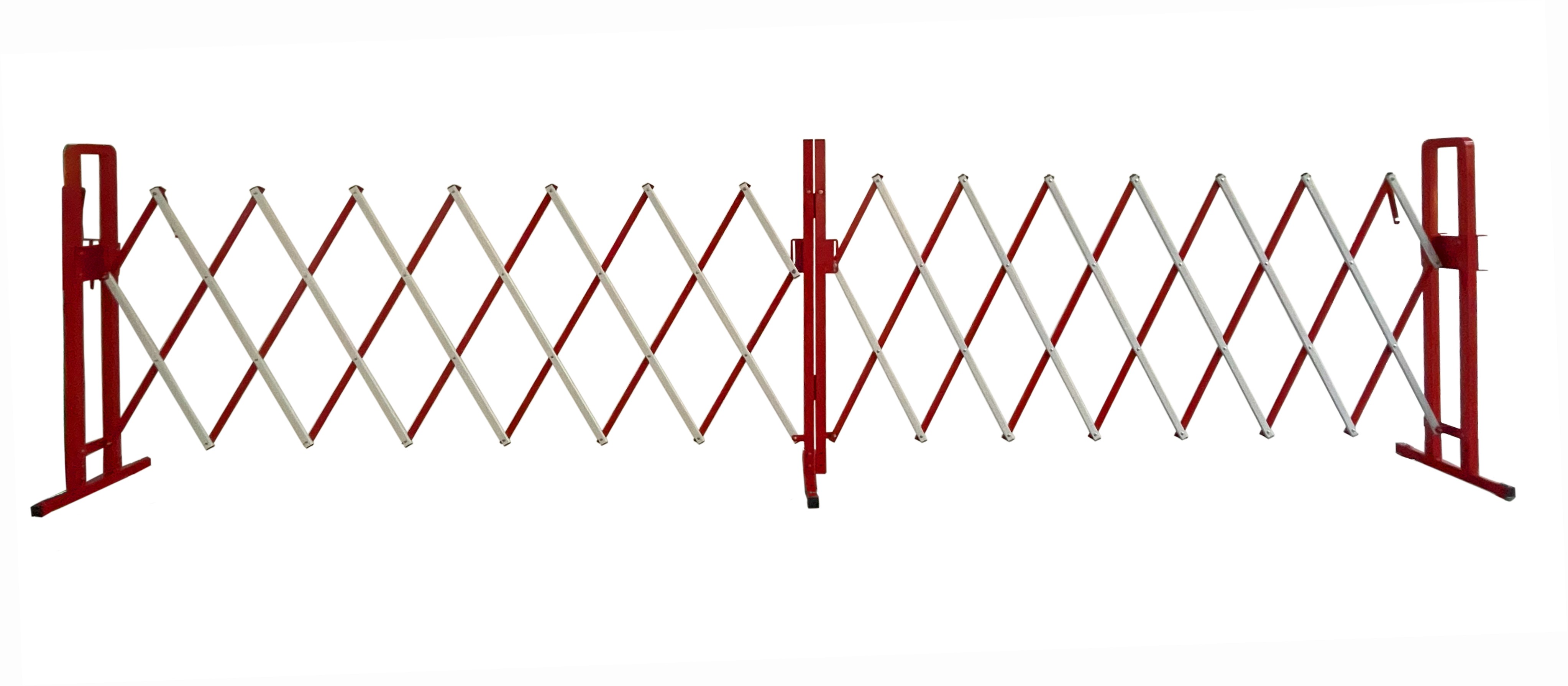 Barrière extensible en acier h 1 m x 4 m