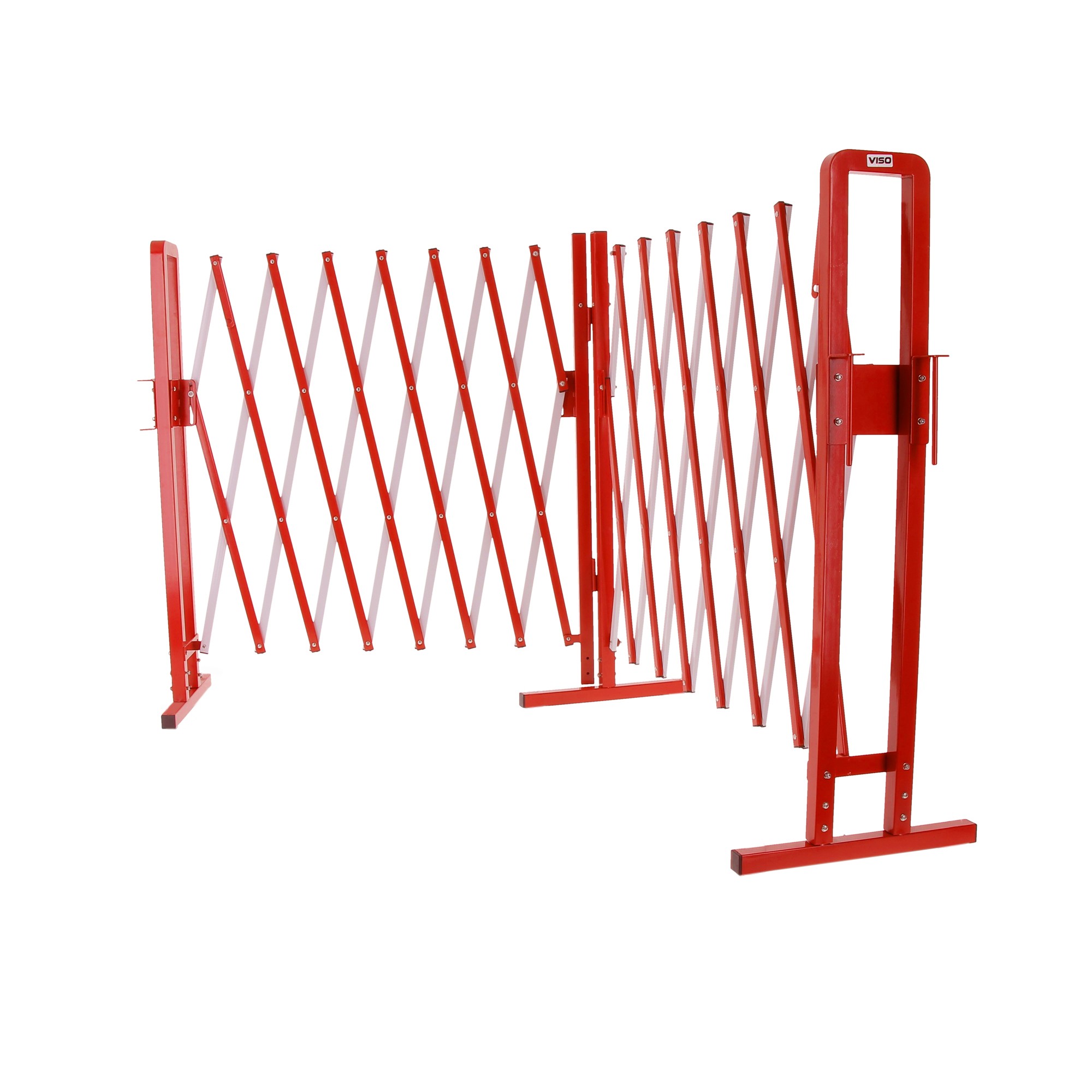 Barrière extensible en acier h 1 m x 4 m