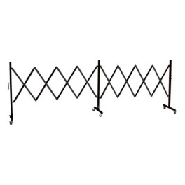 Barrière extensible en acier h 1 m x 4 m