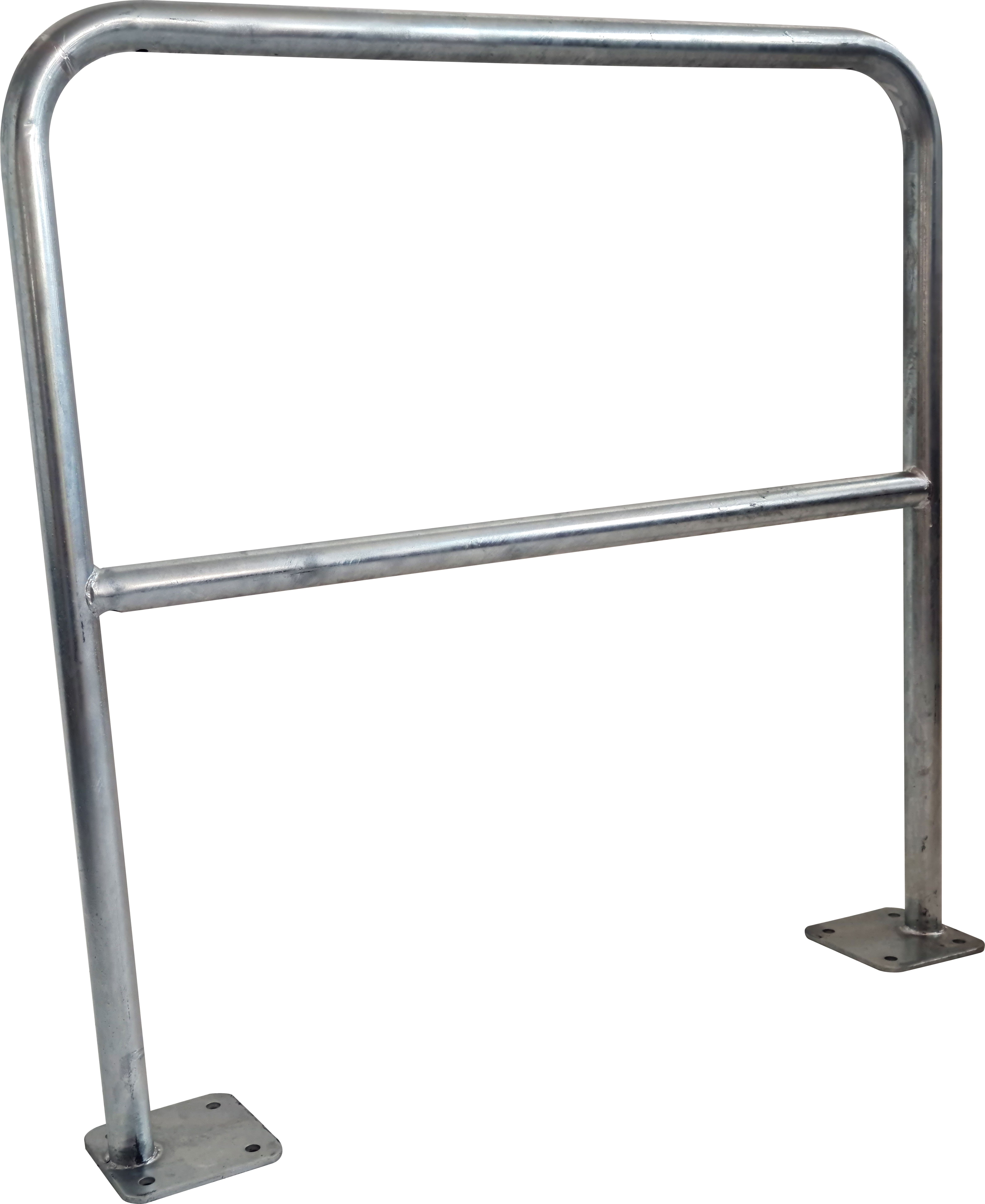 Steel safety barrier to be fixed with a diameter of 40 mm