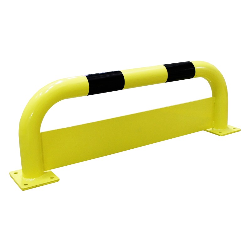 Hoop protection guard with plate