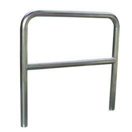 Steel safety barrier to embed ø 60