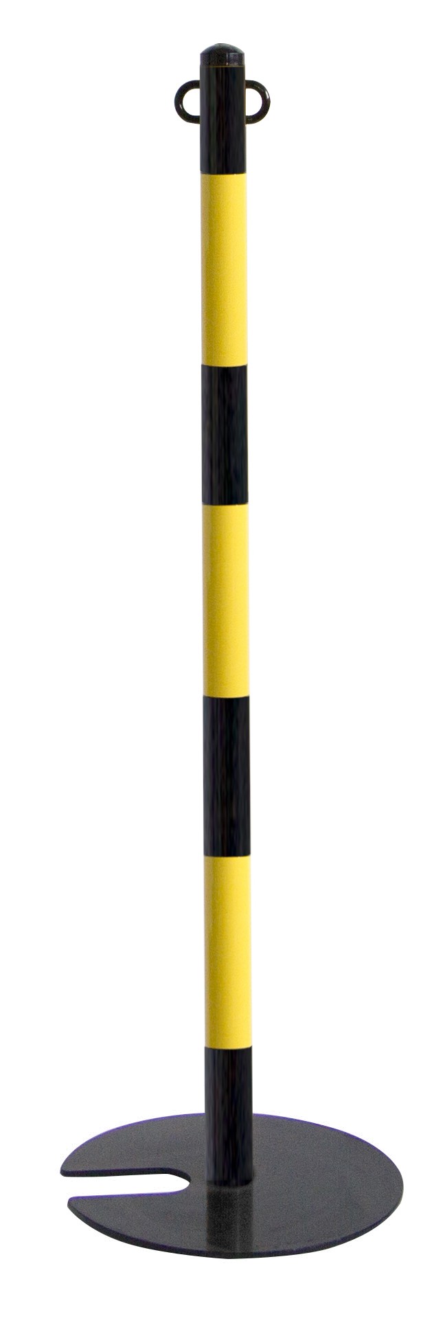 Poteau de balisage pour chaine