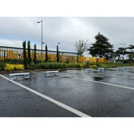 Heavy-duty galvanized steel protection bar