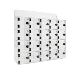 Locker for phones and personal belongings - 20 compartments