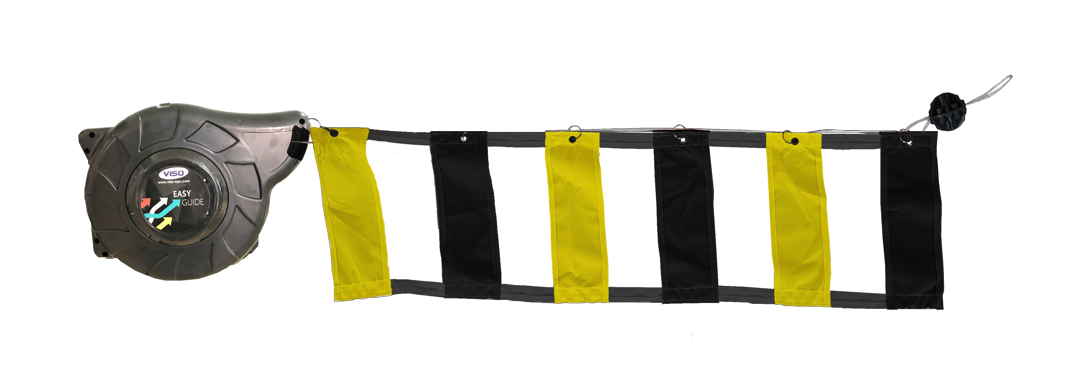 Enrouleur avec bandeau de signalisation 15 m