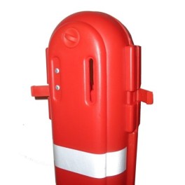 Extendable plastic safety barrier - 2,40m