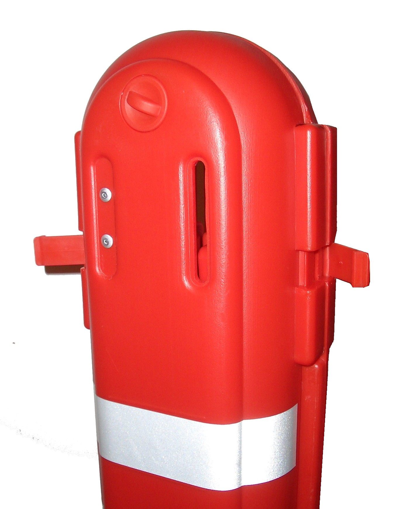Extendable plastic safety barrier - 2,40m