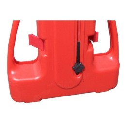 Extendable plastic safety barrier - 2,40m