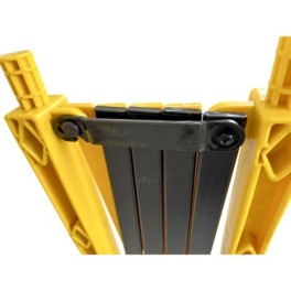 Extendable plastic safety barrier - 2m