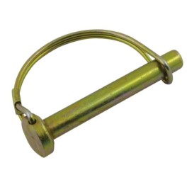 "D" type steel pin